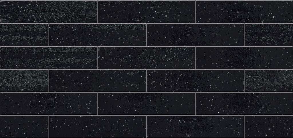 Geoscapes Brick Tile & Stone - Black  Swatch Image 