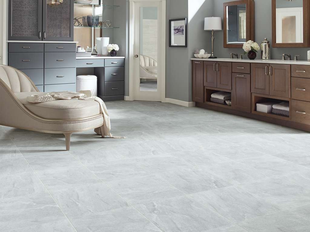 Arena 12x24 Tile & Stone - Silver Room Scene Image