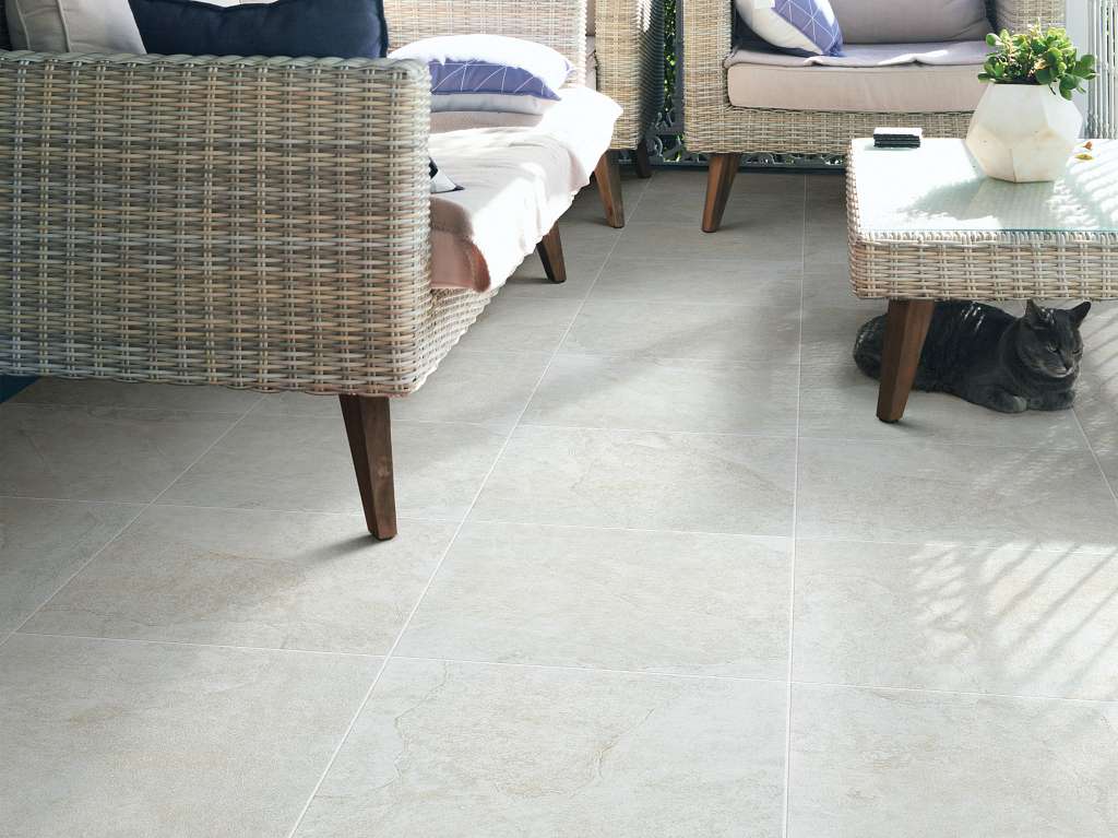 Crown 12x24 Tile & Stone - White Room Scene Image