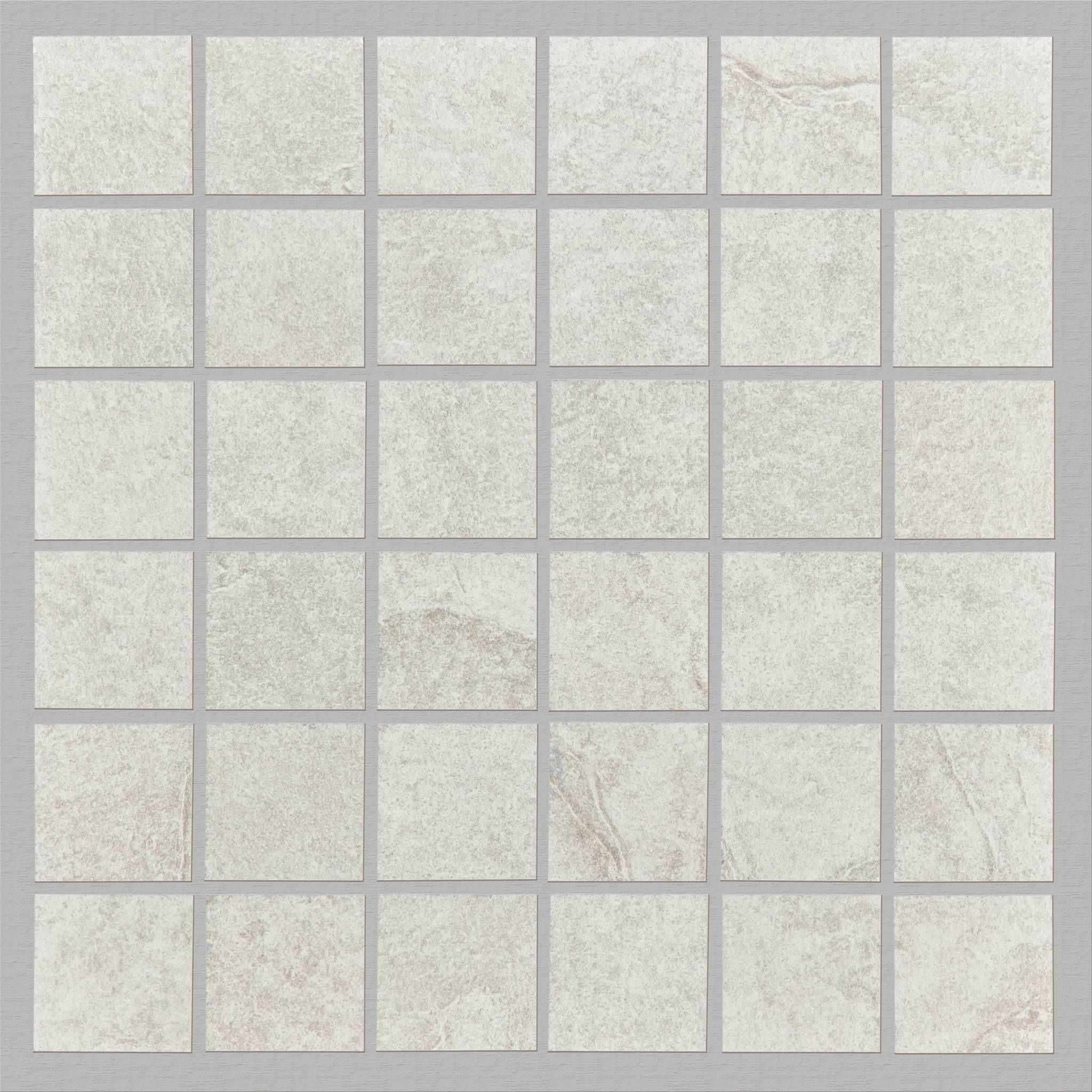 Style Crown Mosaic Tile & Stone - White Swatch