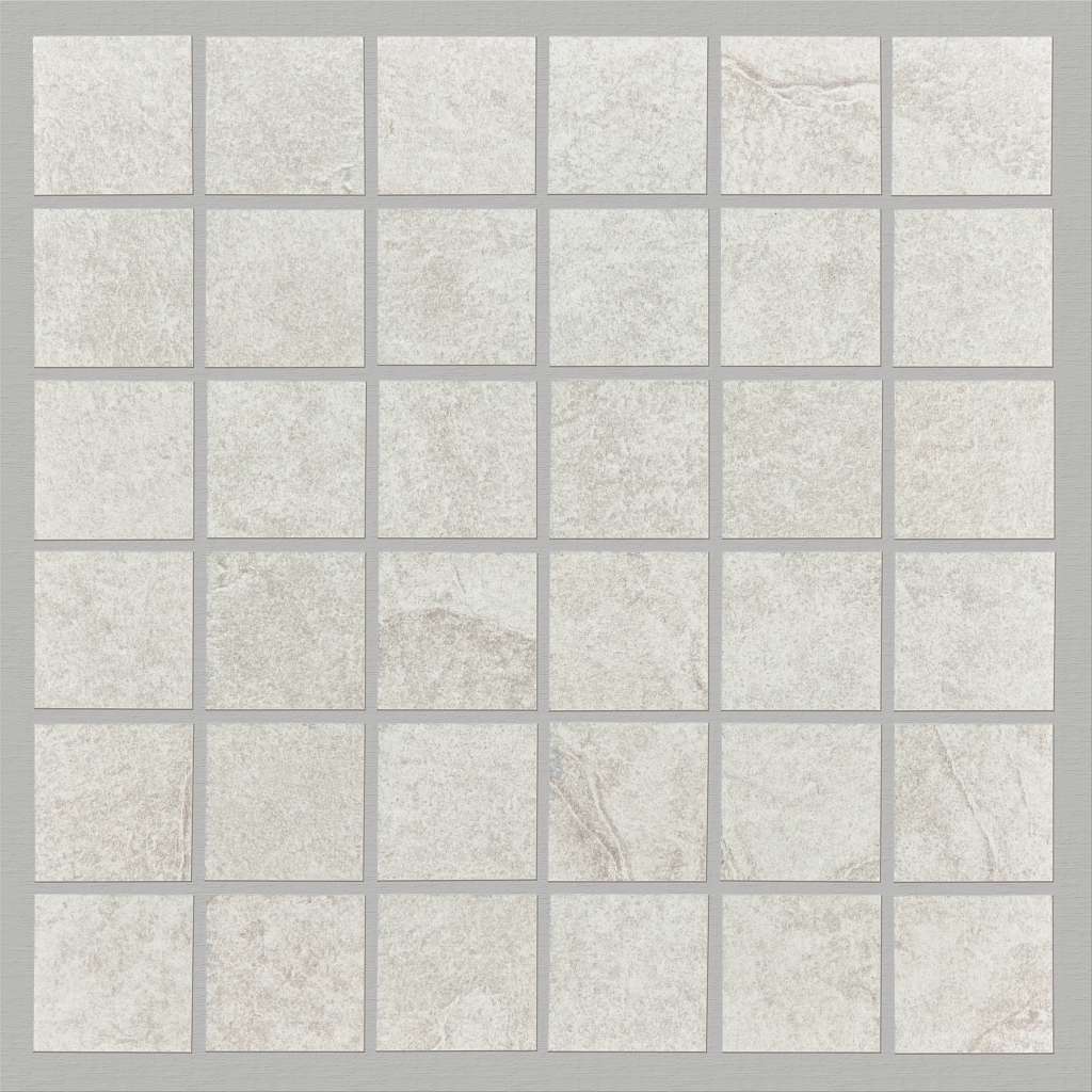 Crown Mosaic Tile & Stone - White  Swatch Image 