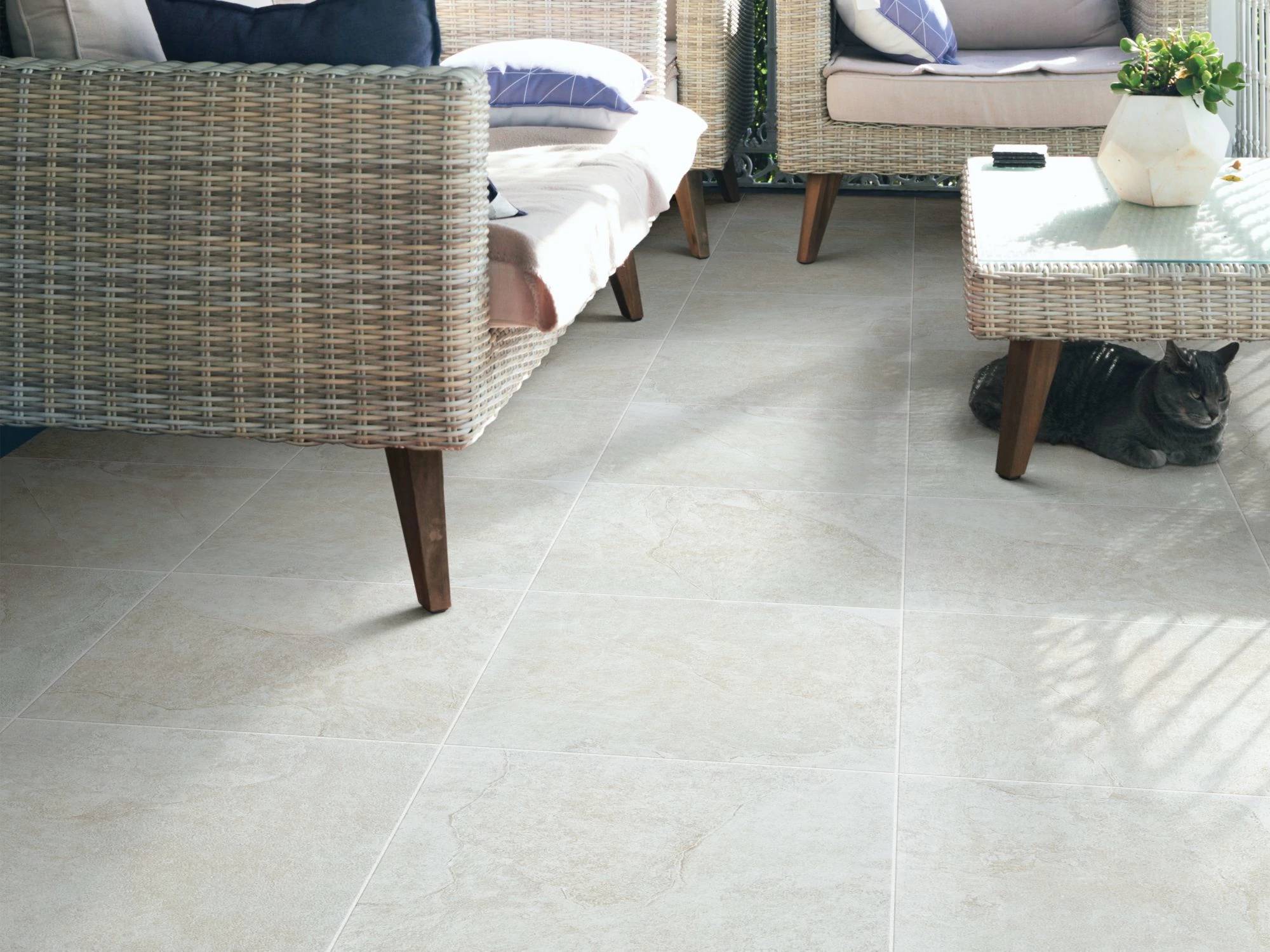 Style - Crown Mosaic,  Color - WHITE - Room Scene