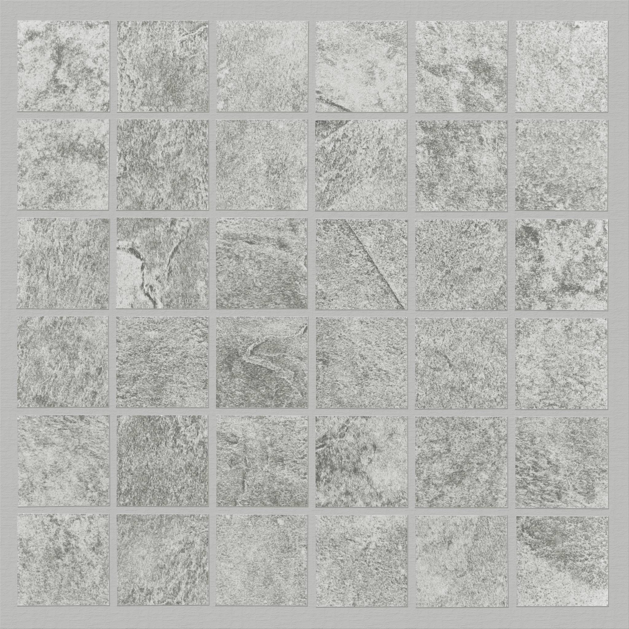 Style Crown Mosaic Tile & Stone - Grey Swatch