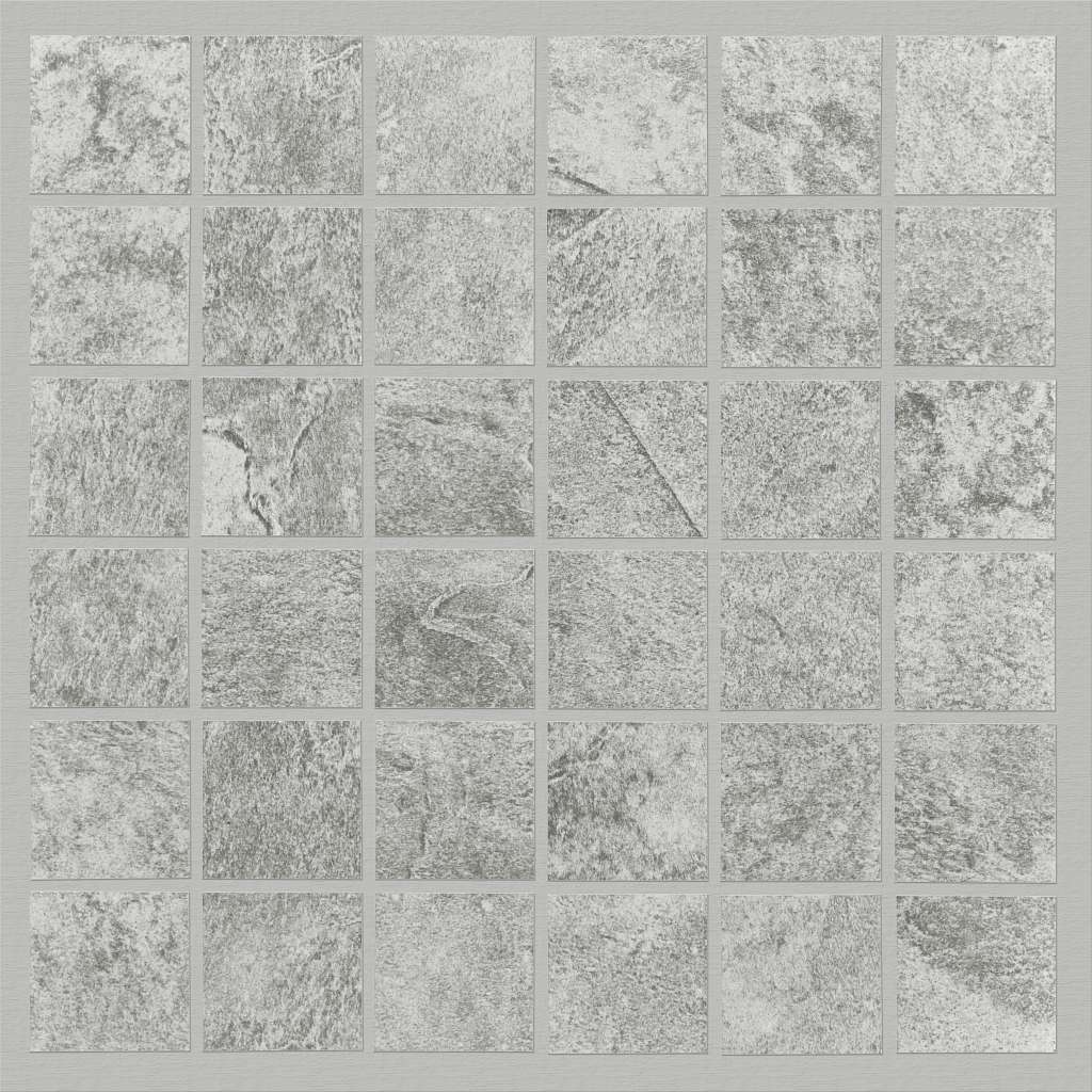 Crown Mosaic Tile & Stone - Grey  Swatch Image 