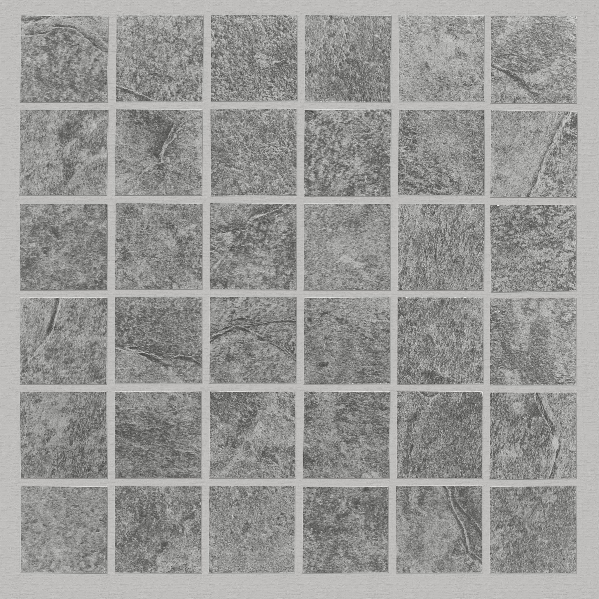 Style Crown Mosaic Tile & Stone - Smoke Swatch