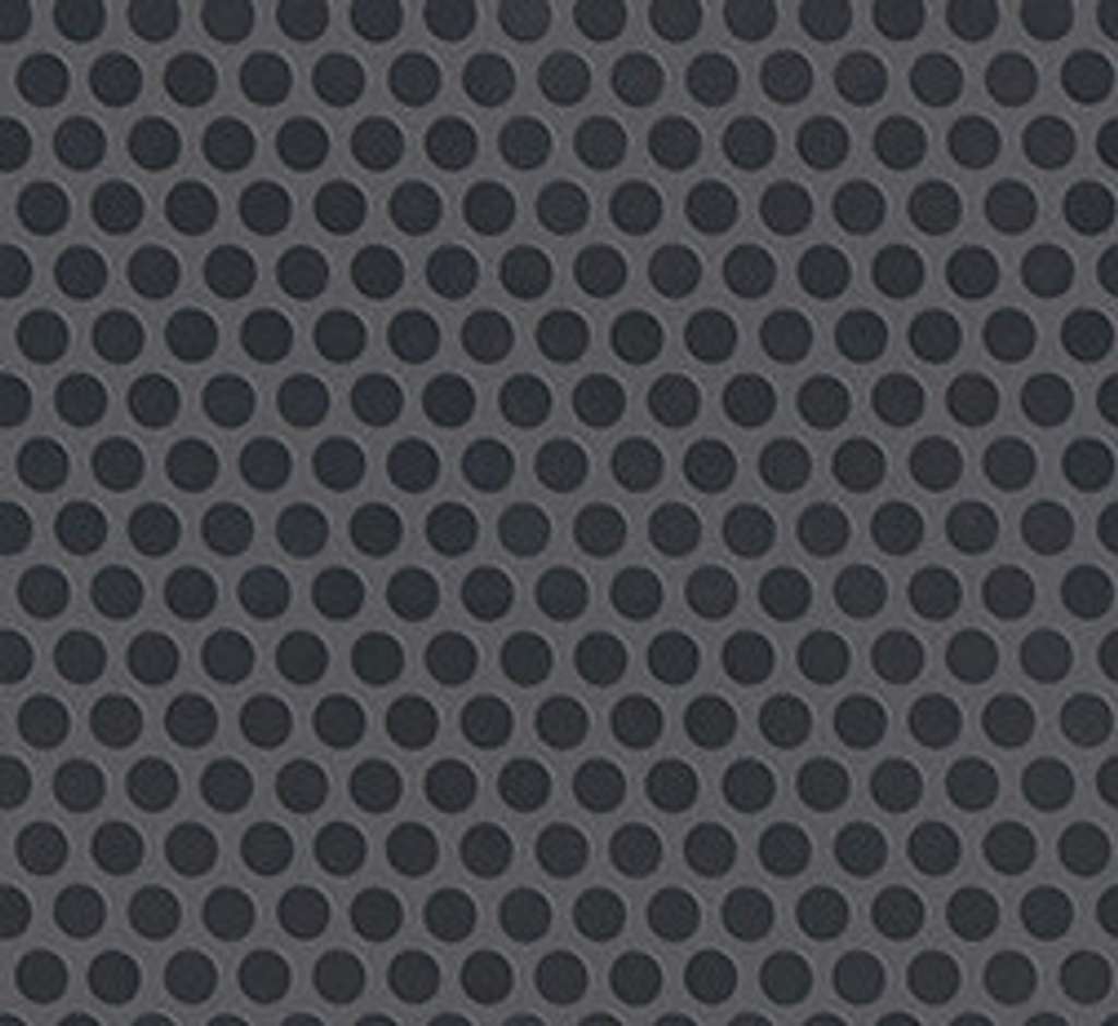 Coolidge Matte Penny Round Tile & Stone - Black  Swatch Image 