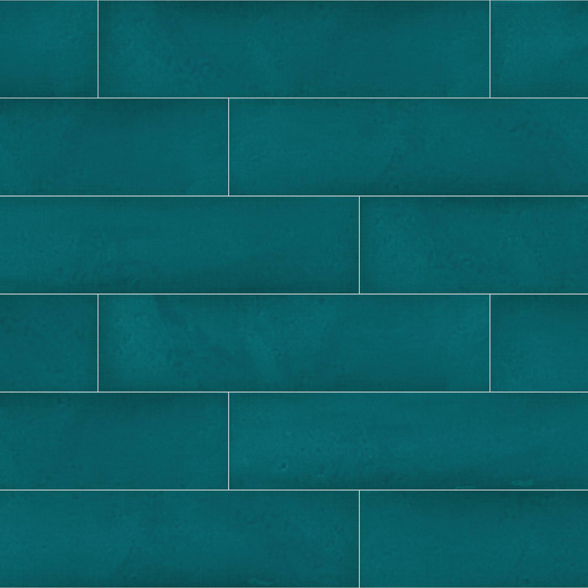 Style Stewart 4x16 Tile & Stone - Turquoise Swatch