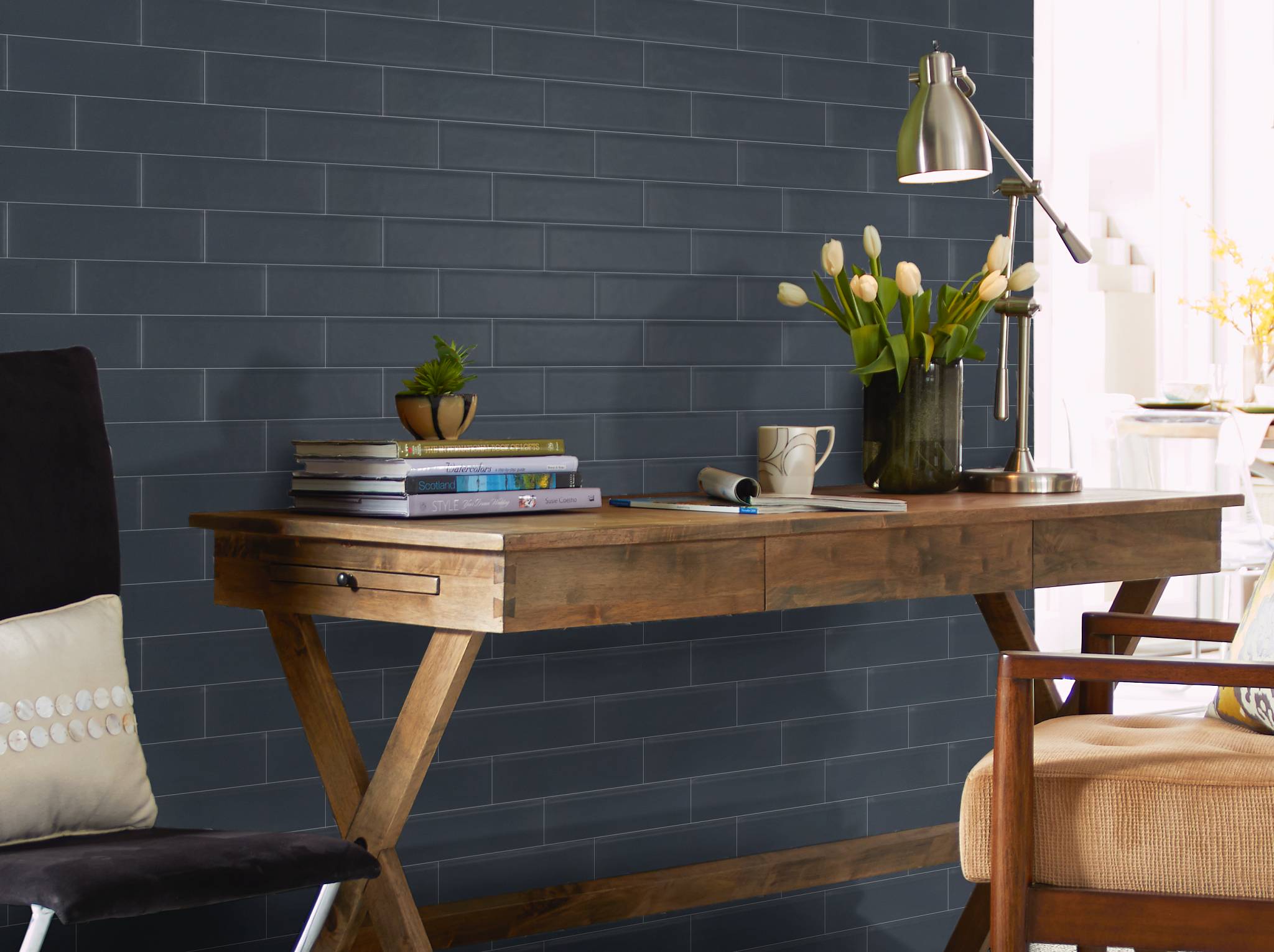 Style - Lane Ave 4x16,  Color - MIDNIGHT - Room Scene