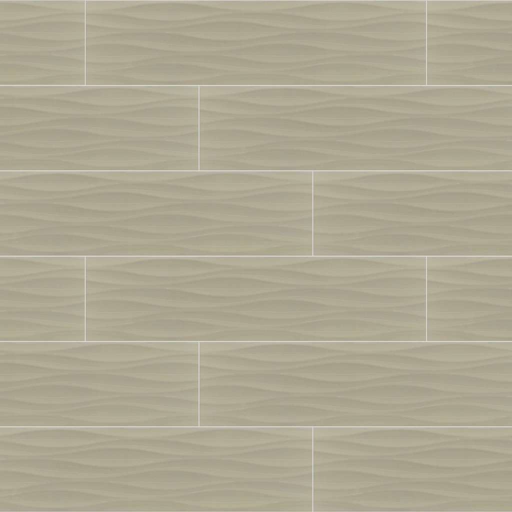 Lane Ave Wave 4x16 Tile & Stone - Vanilla  Swatch Image 