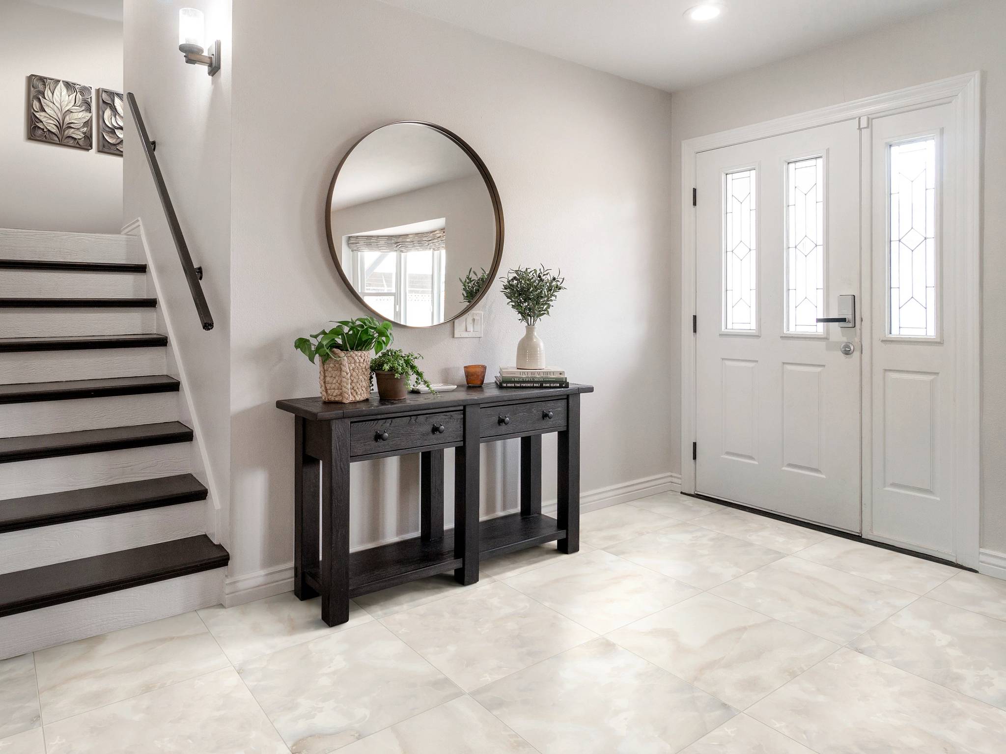 Style - Gemstone 24x24 Matte,  Color - IVORY - Room Scene