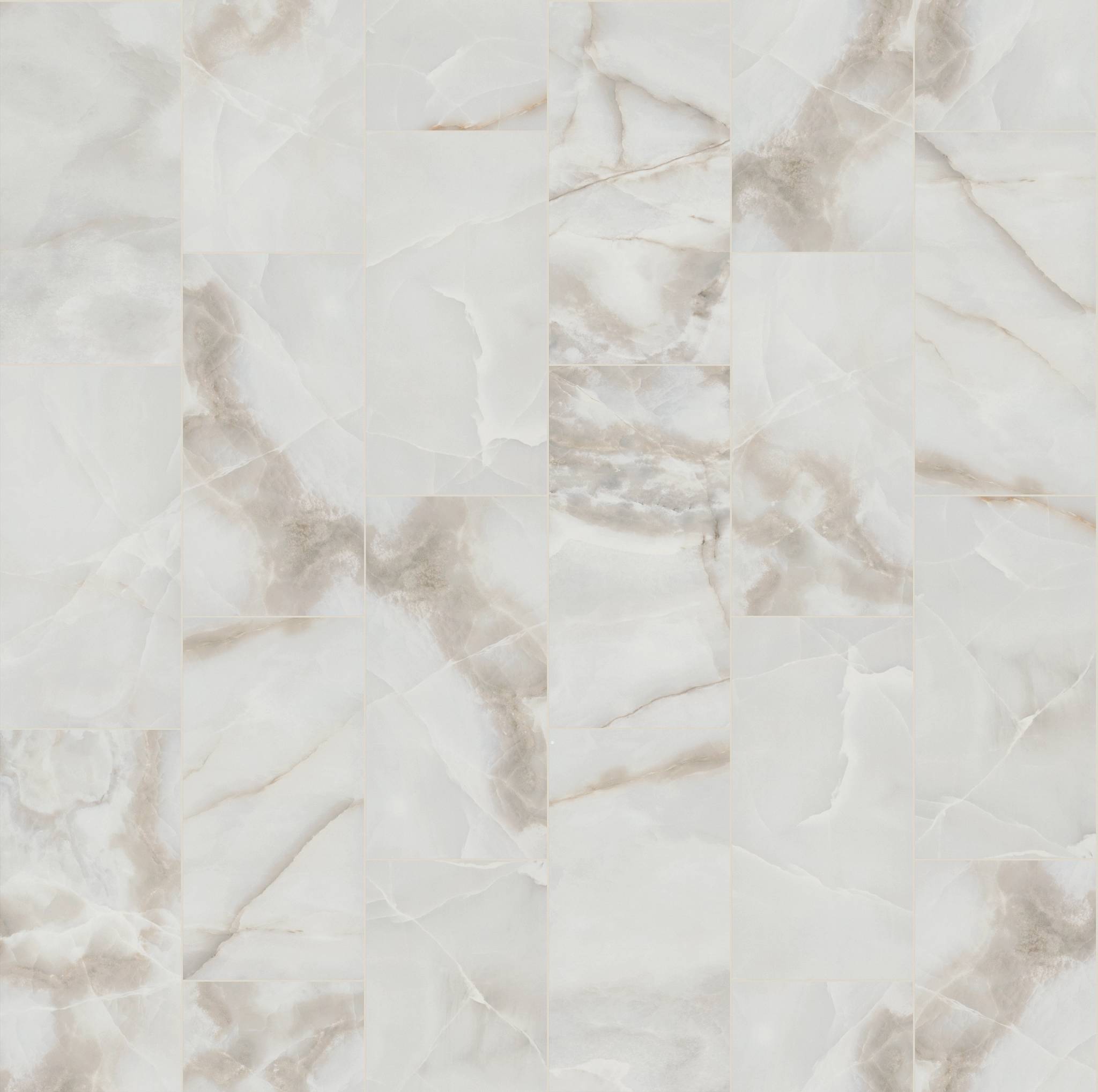 Style Gemstone 12x24 Polished Tile & Stone - White Swatch