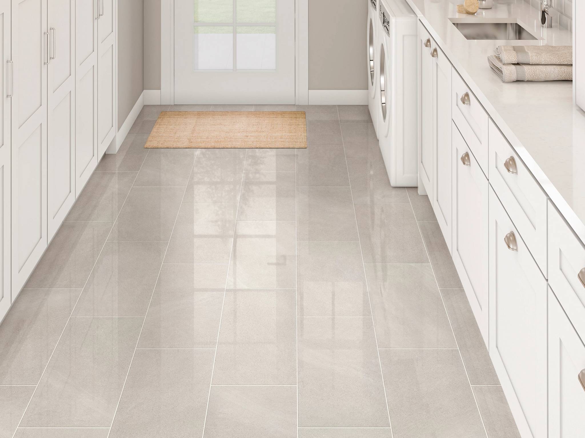 Style - Serene 24x24 Matte,  Color - CRISTAL - Room Scene