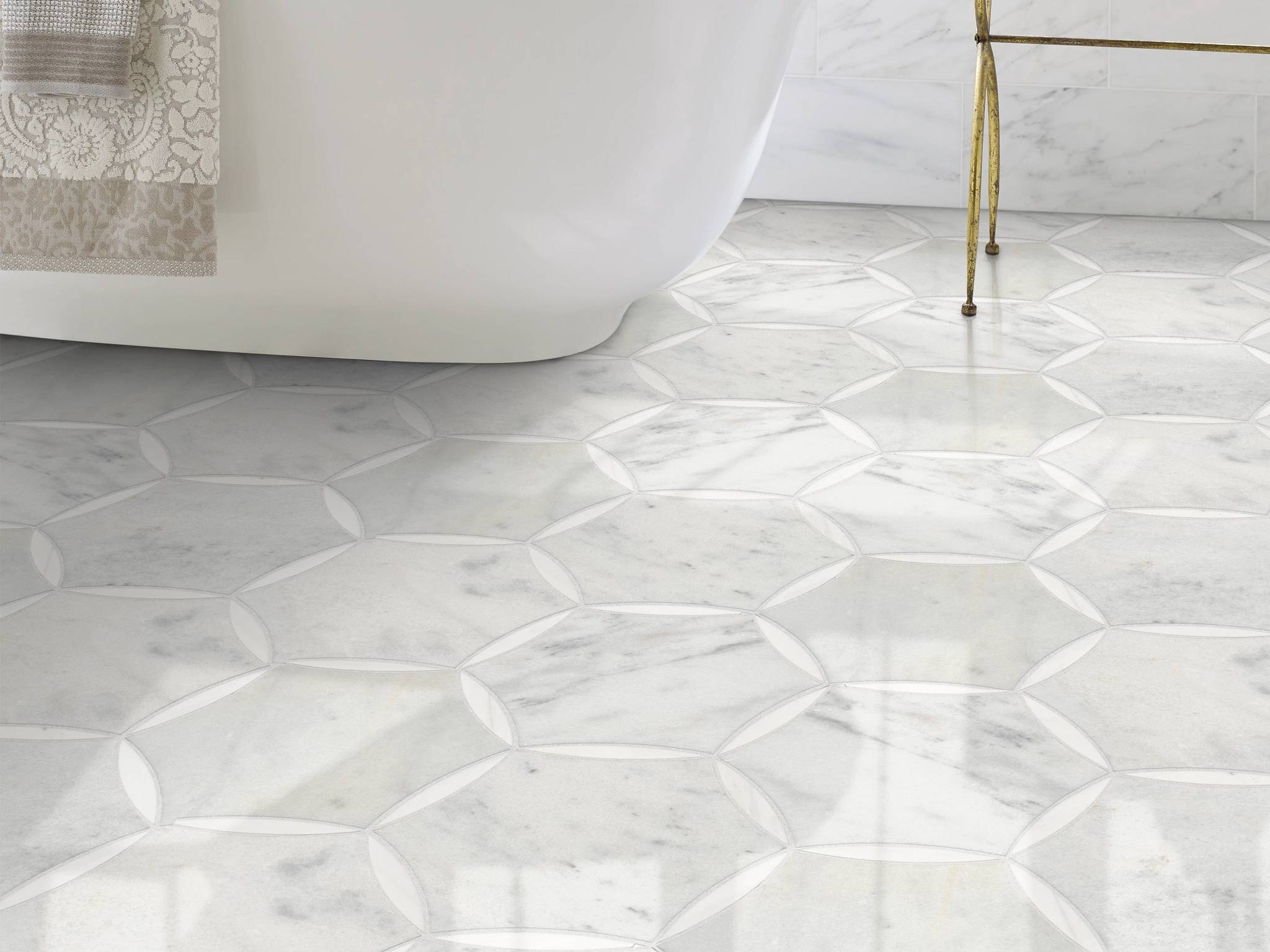 Style - Boca Cirque,  Color - TURKISH CARRARA - Room Scene