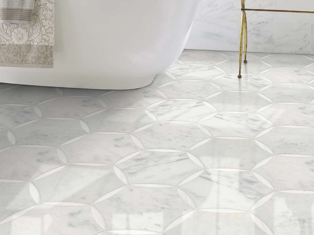 Boca Cirque Tile & Stone - Turkish Carrara Room Scene Image