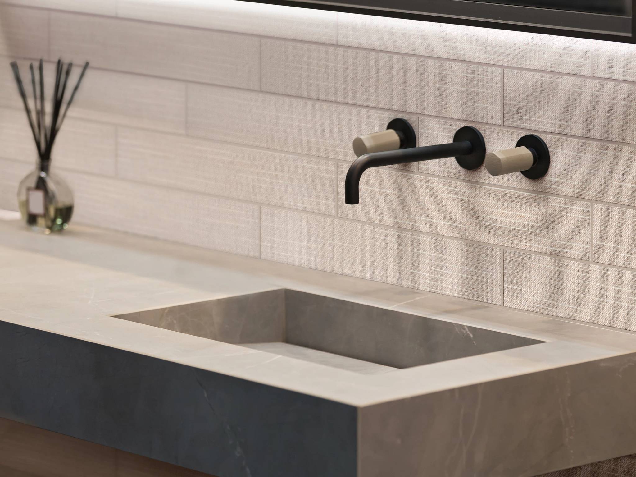 Style - Linen 3x17,  Color - BURLAP - Room Scene