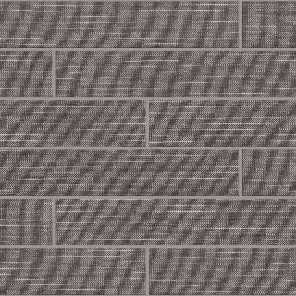 Linen 3x17 Tile & Stone - Onyx  Swatch Image 