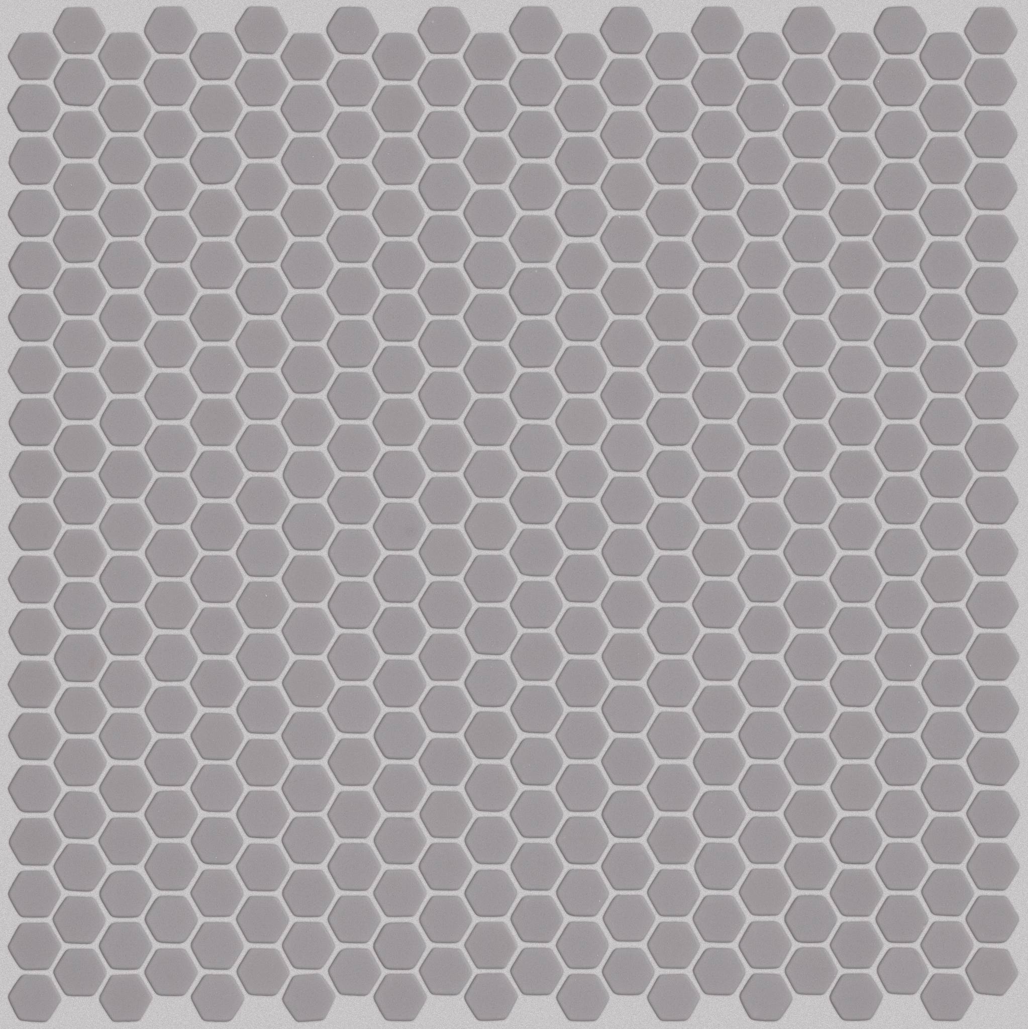 Style Retro Hex Tile & Stone - Grey Hex Swatch