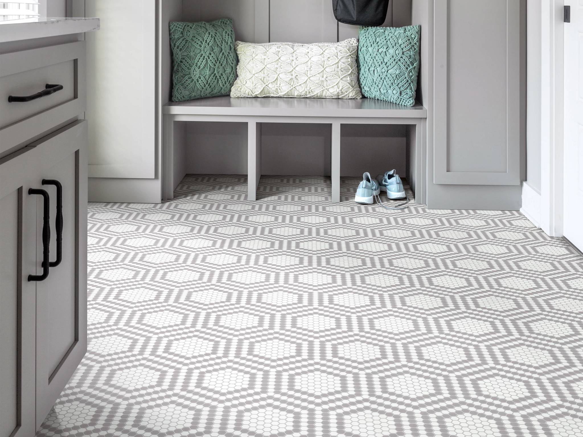 Style - Retro Apiary,  Color - GREY - Room Scene