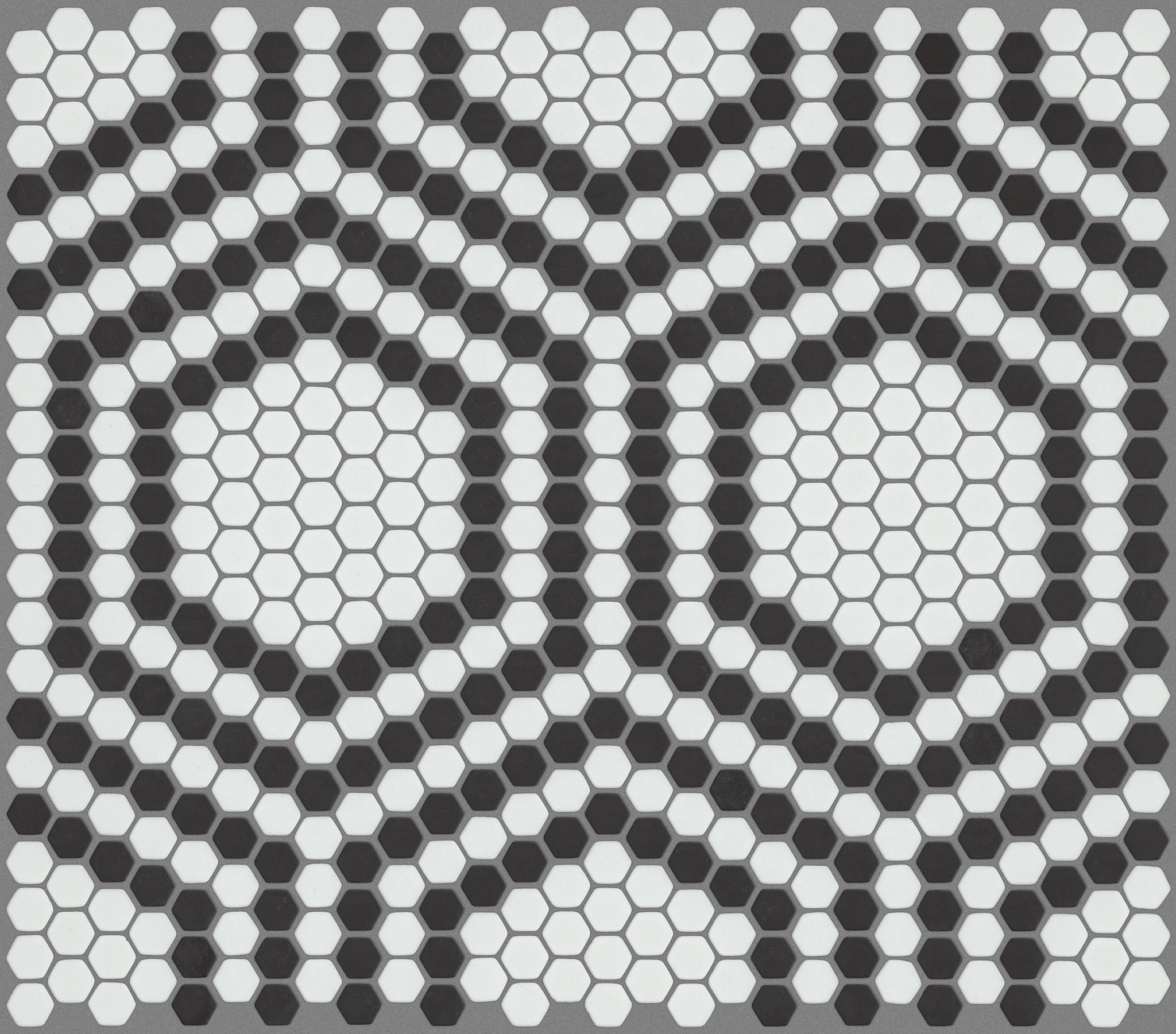 Style Retro Apiary Tile & Stone - Black Swatch