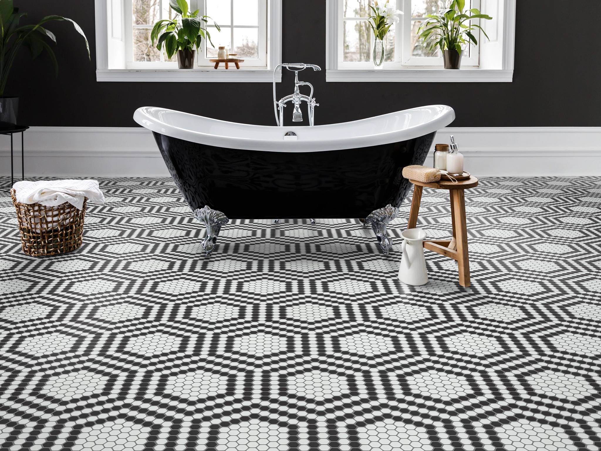 Style - Retro Apiary,  Color - BLACK - Room Scene