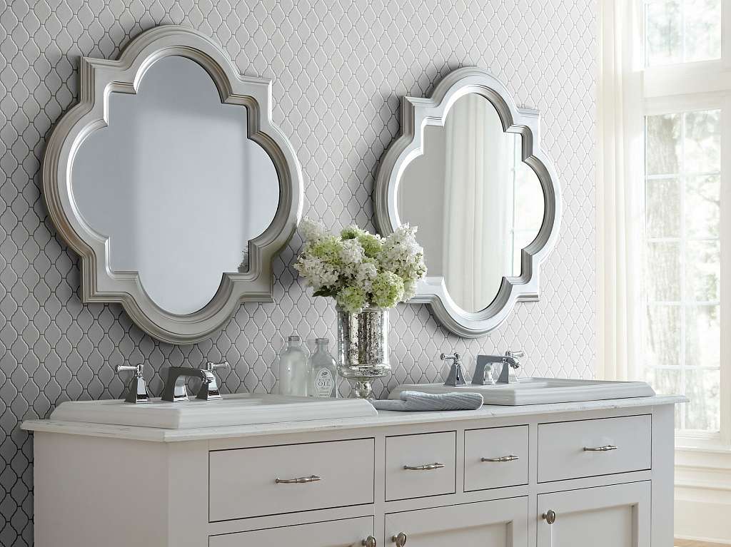 Grandeur 3x6 Gloss Tile & Stone - Warm Grey Room Scene Image