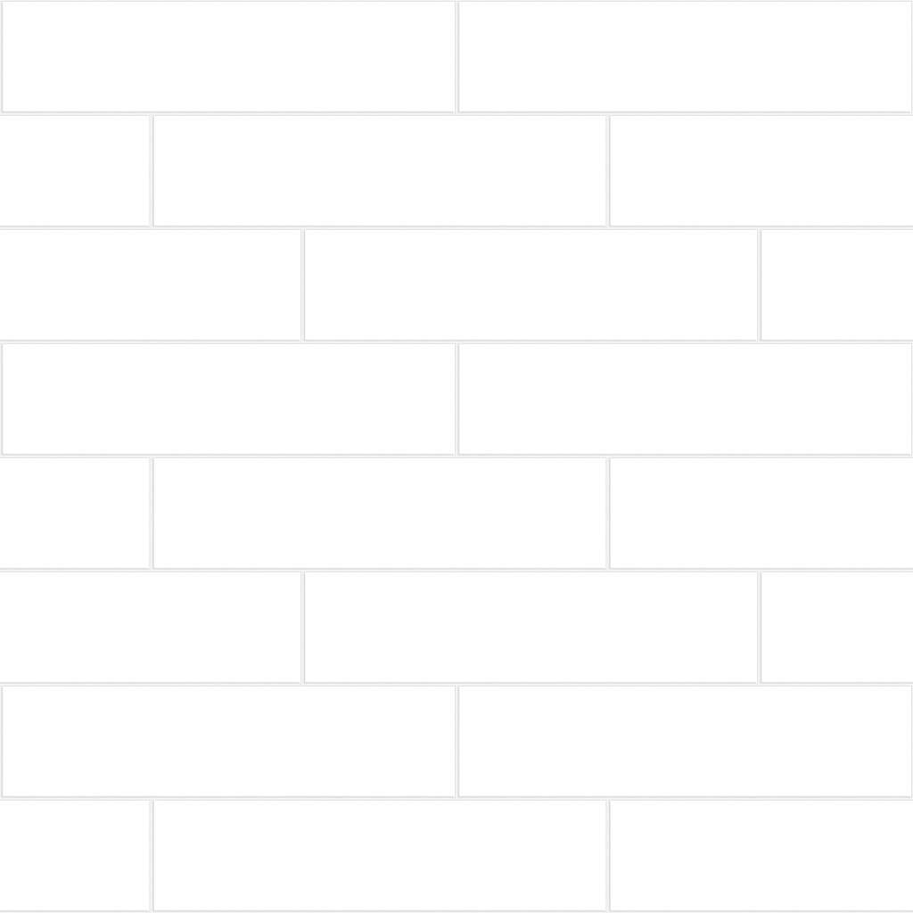 Grandeur 4x16 Gloss Tile & Stone - White  Swatch Image 