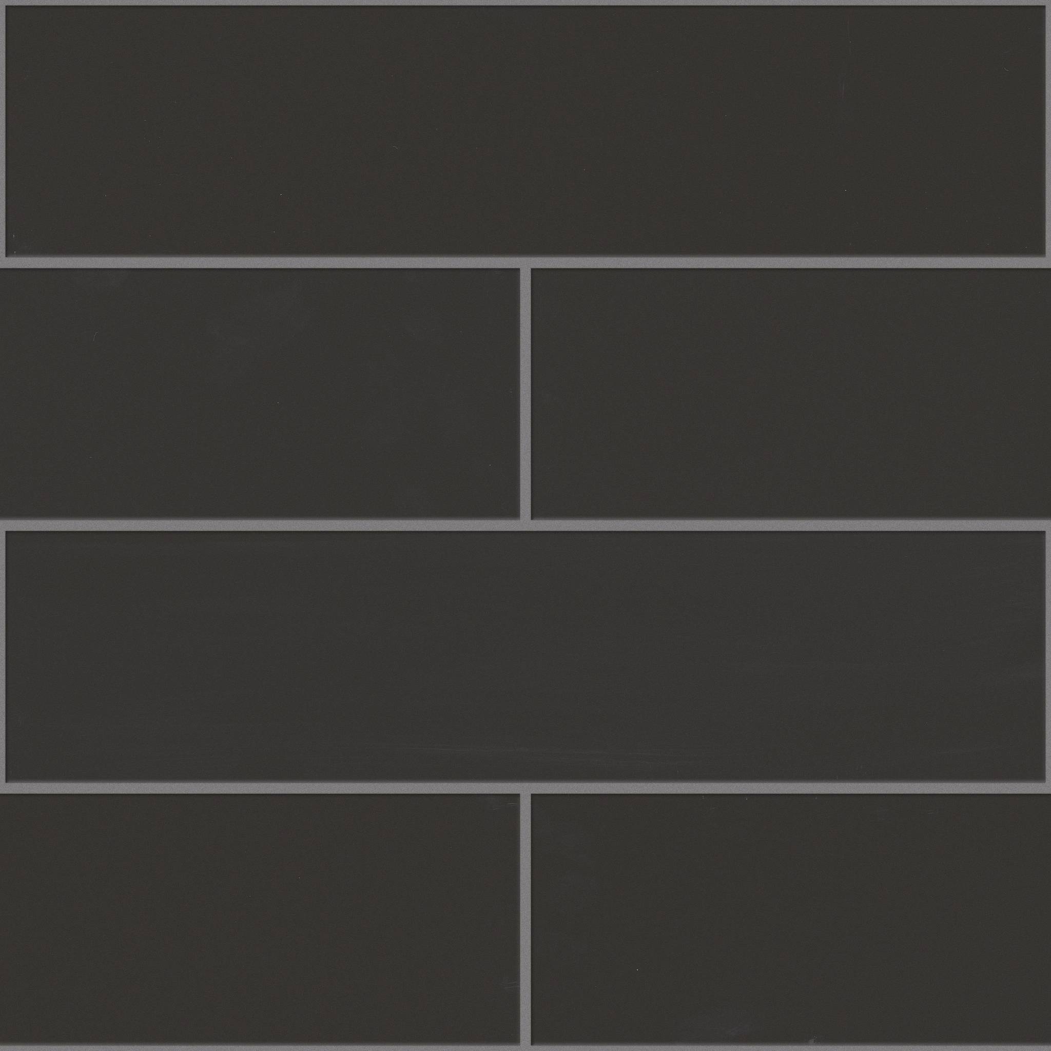 Style Grandeur 4x16 Gloss Tile & Stone - Carbon Swatch