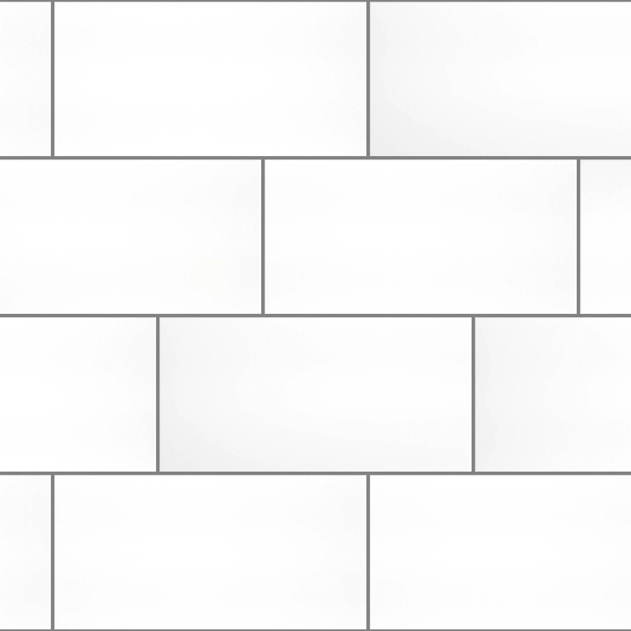grandeur 8x16 gloss 414ts - white Tile and Stone: Wall and