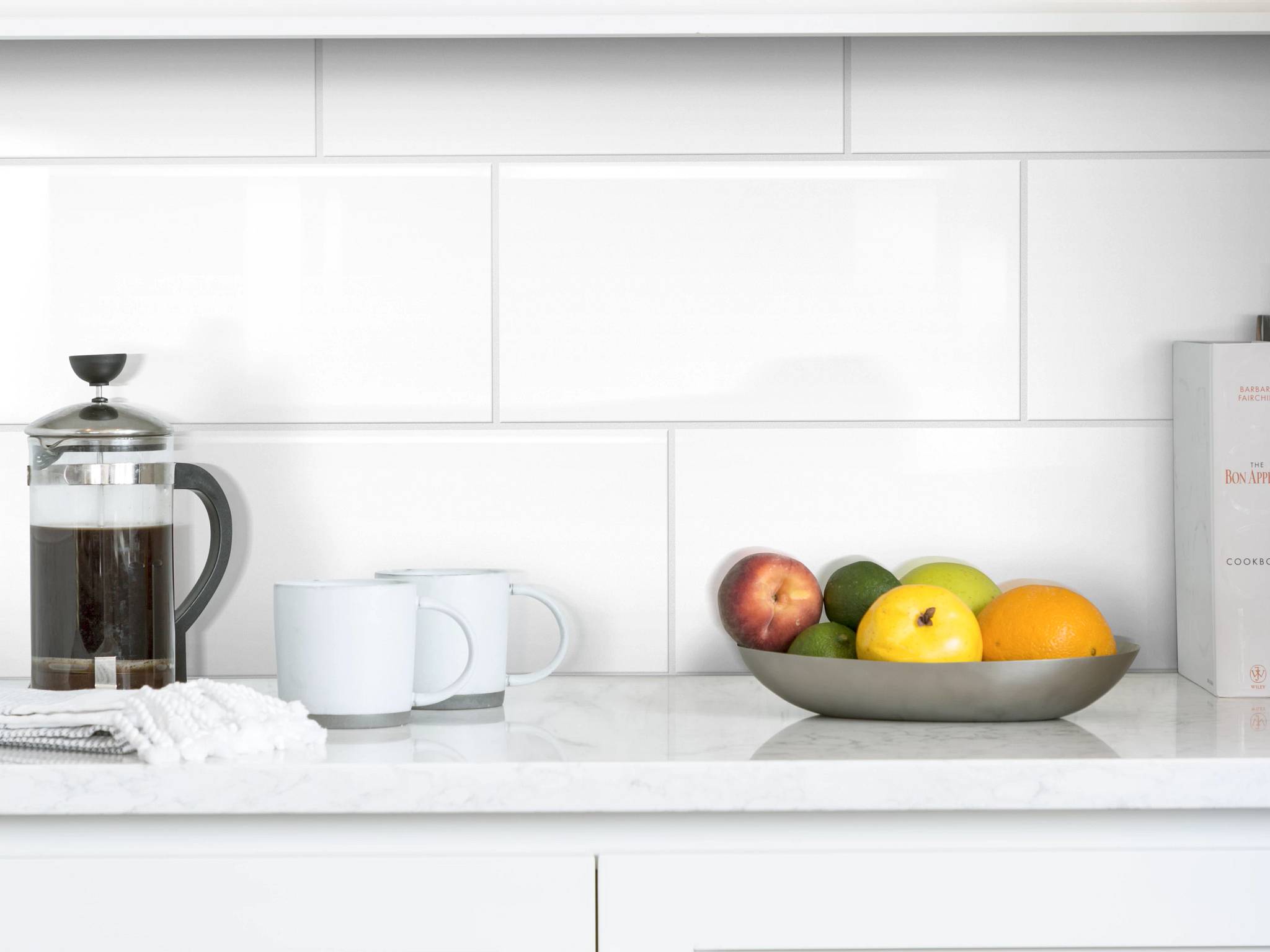 grandeur 8x16 gloss 414ts - white Tile and Stone: Wall and