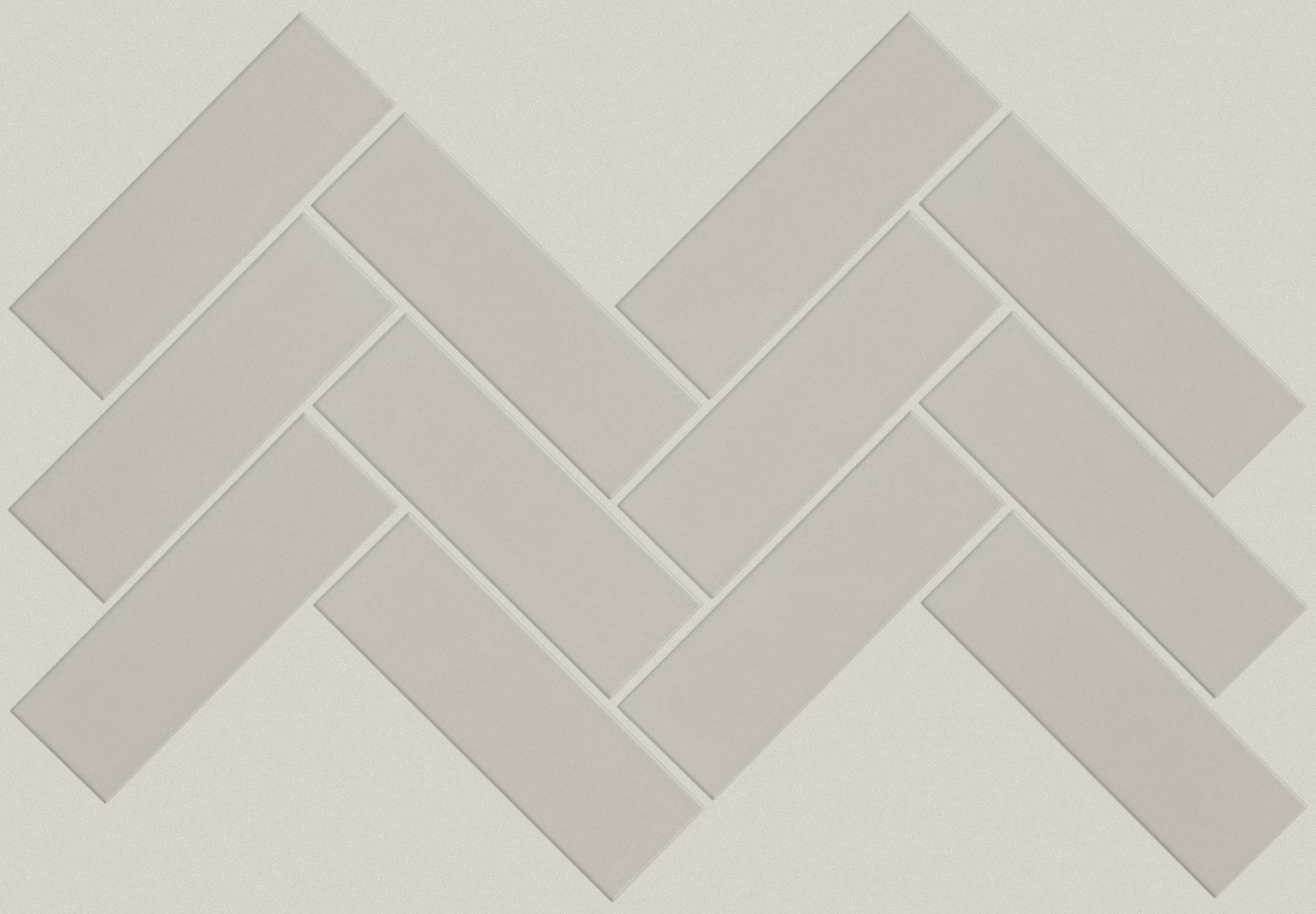 Style Grandeur Herringbone Gloss Tile & Stone - Sage Swatch