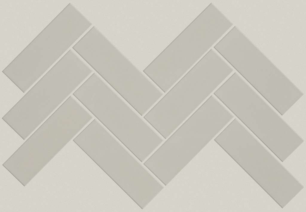 Grandeur Herringbone Gloss Tile & Stone - Sage  Swatch Image 