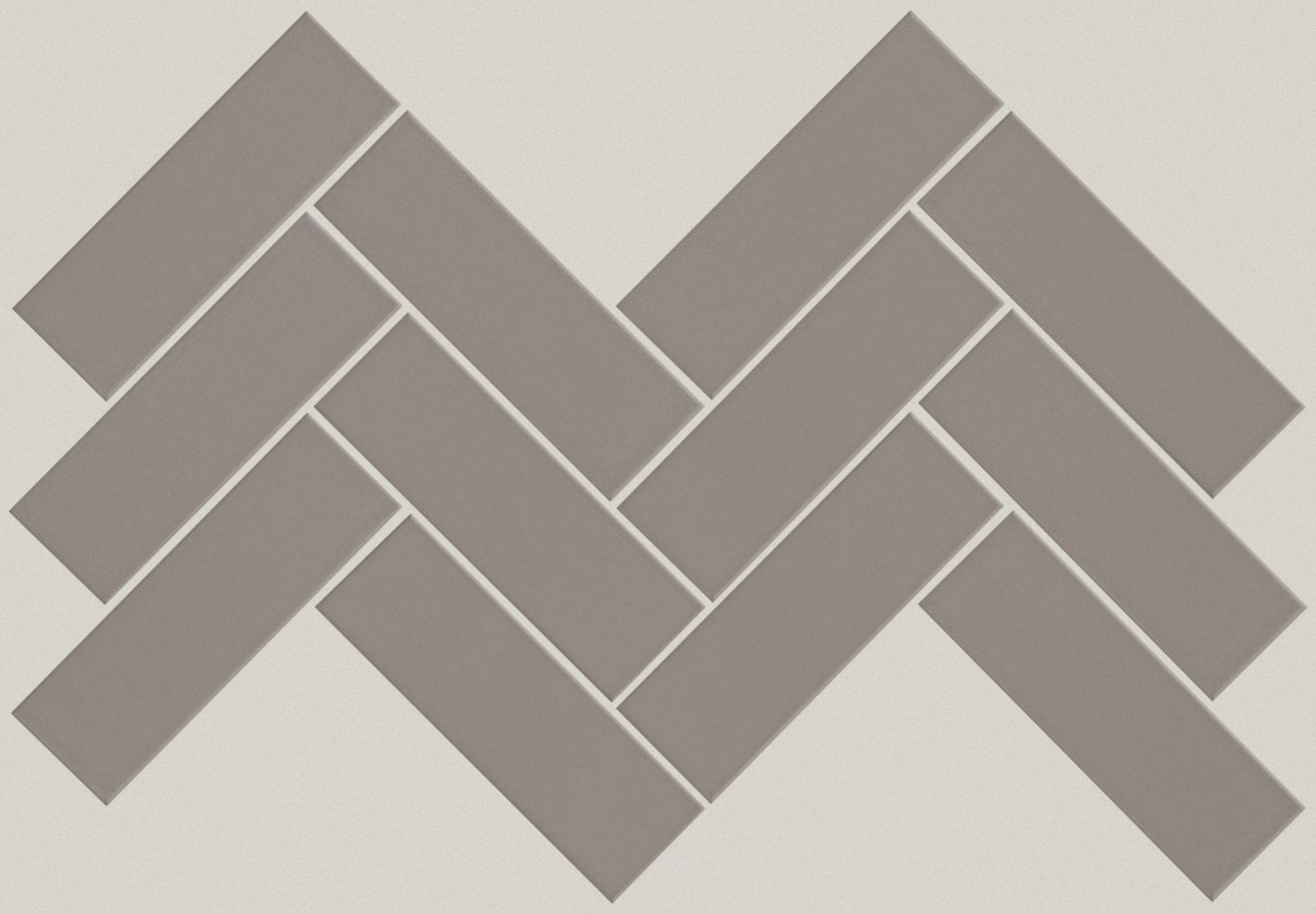 Style Grandeur Herringbone Gloss Tile & Stone - Taupe Swatch