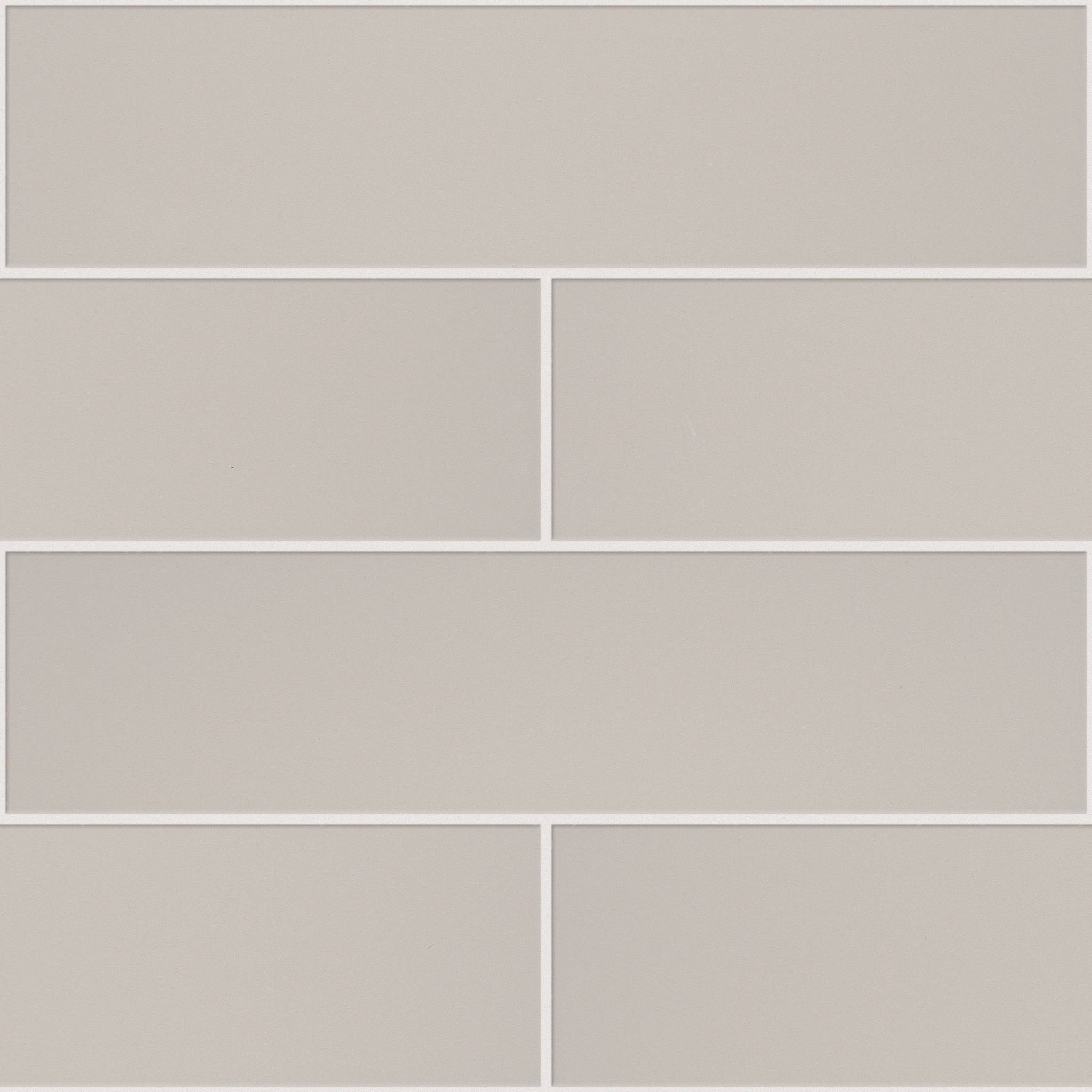 Style Grandeur 4x16 Matte Tile & Stone - Warm Grey Swatch