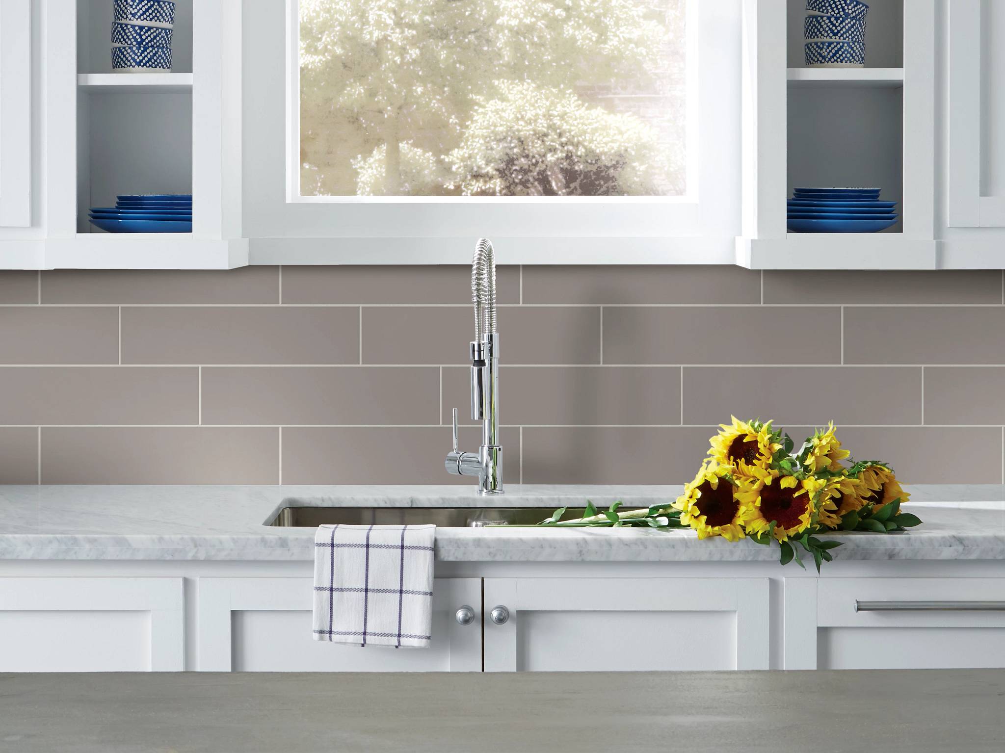 Style - Grandeur 4x16 Matte,  Color - TAUPE - Room Scene