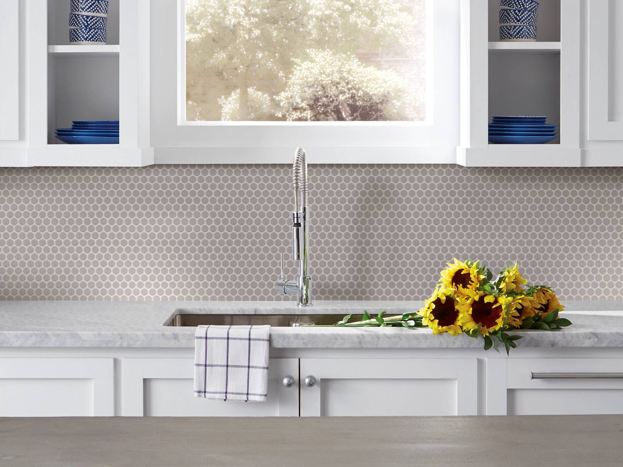 Style - Grandeur Penny Matte,  Color - TAUPE - Room Scene