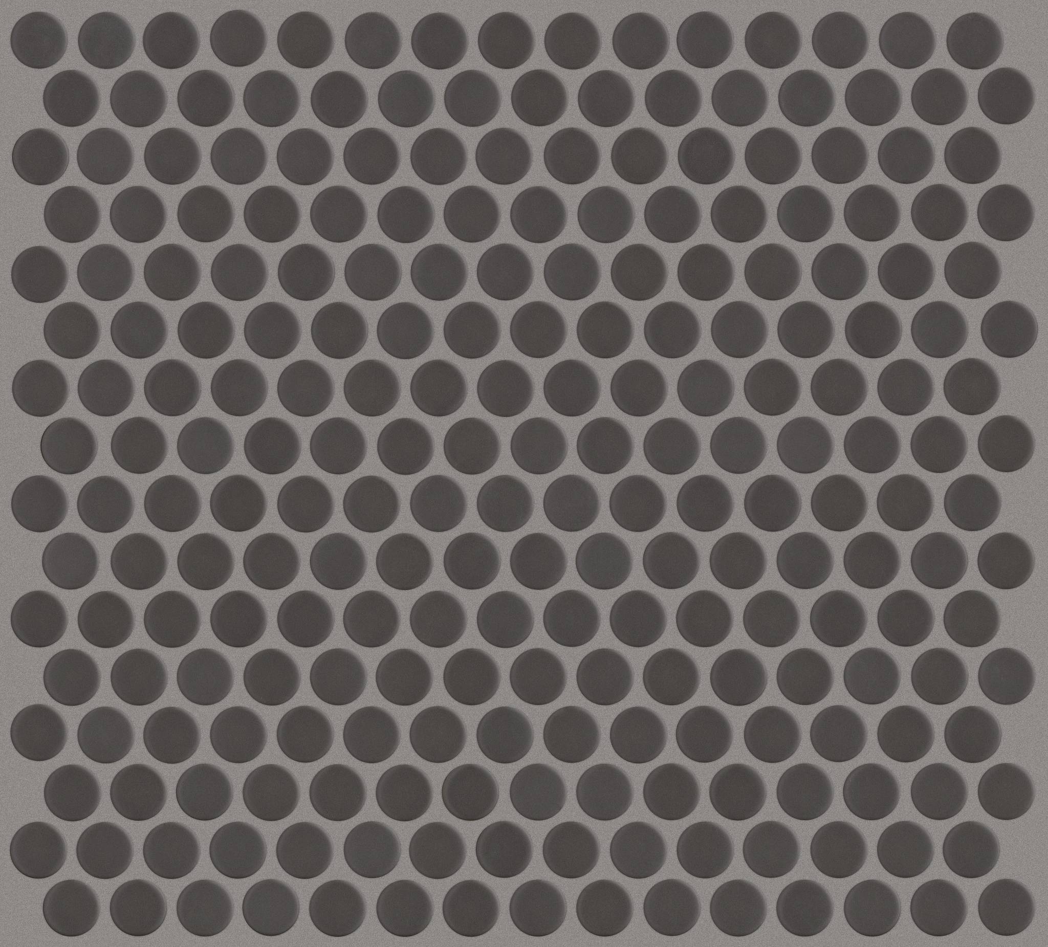 Style Grandeur Penny Matte Tile & Stone - Carbon Swatch