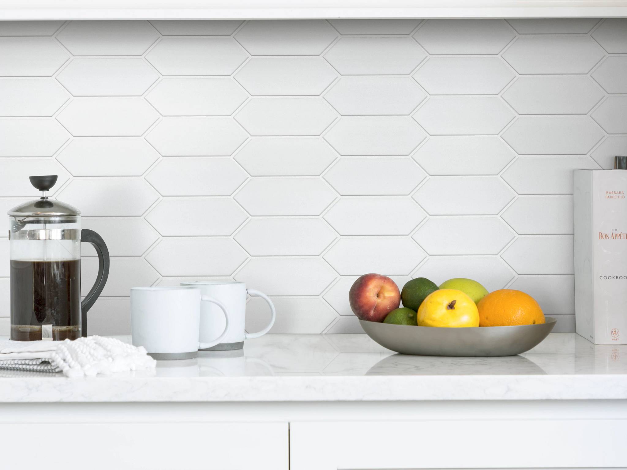 Style - Grandeur Picket Matte,  Color - WHITE - Room Scene