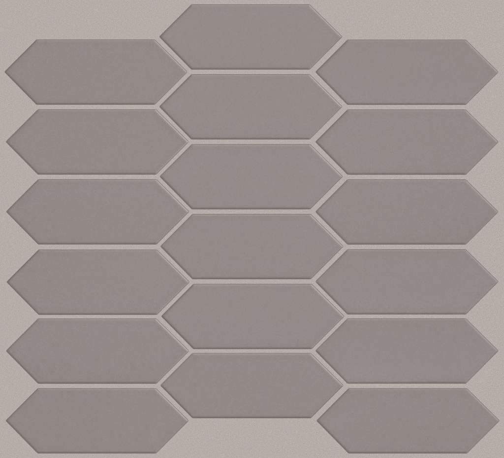 Grandeur Picket Matte Tile & Stone - Taupe  Swatch Image 