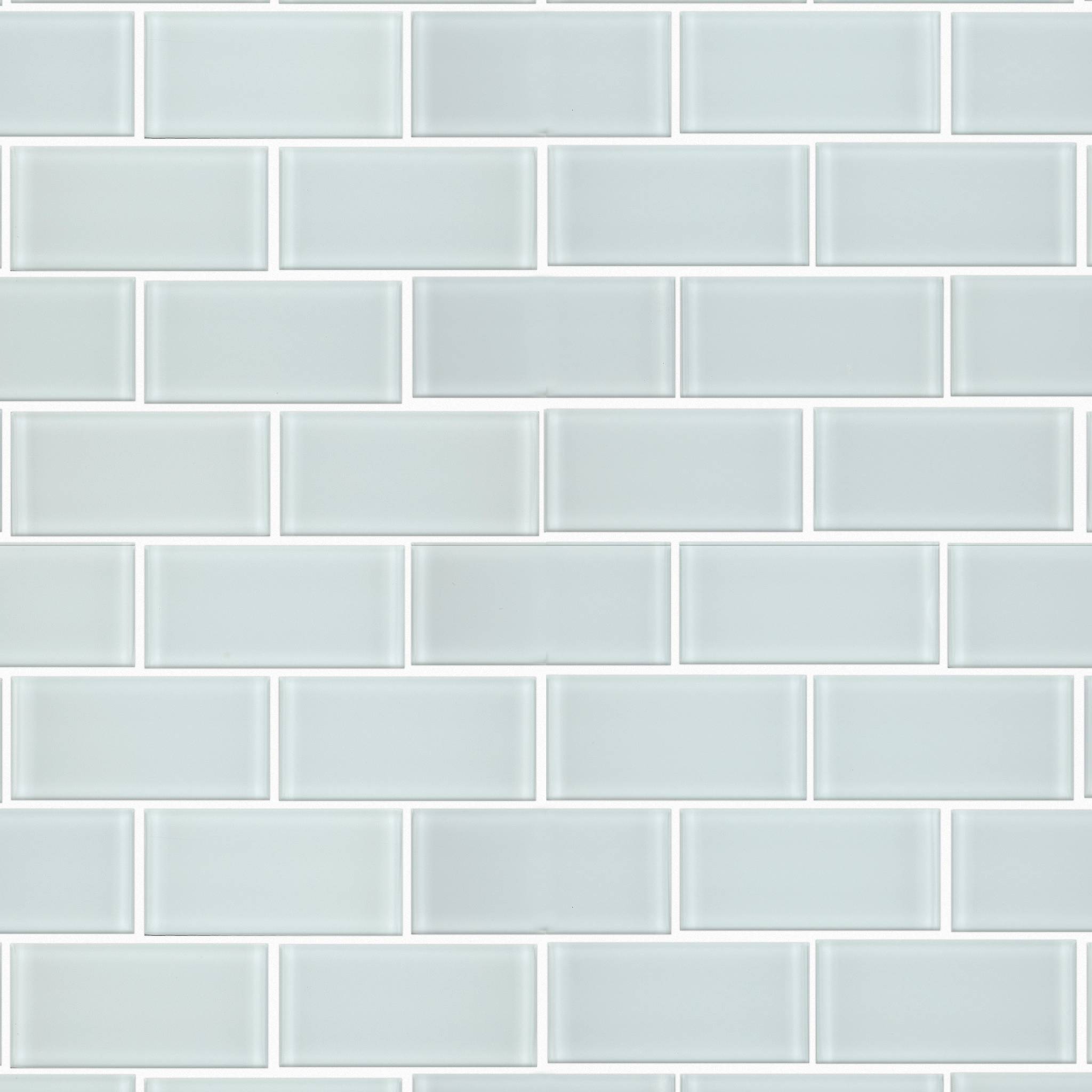 Style Ascendant 2x4 Mosaic Tile & Stone - Serene White Swatch