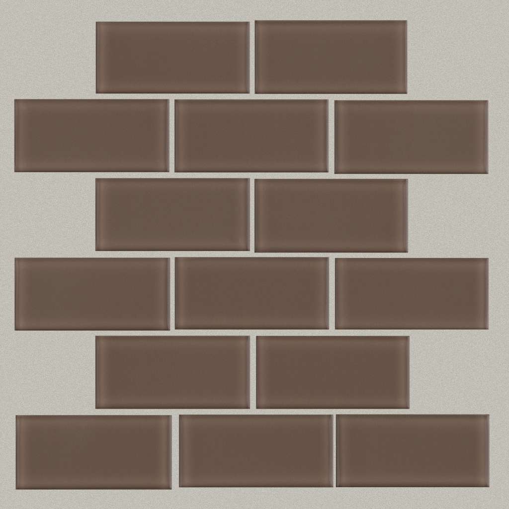 Ascendant 2x4 Mosaic Tile & Stone - Balanced Taupe  Swatch Image 