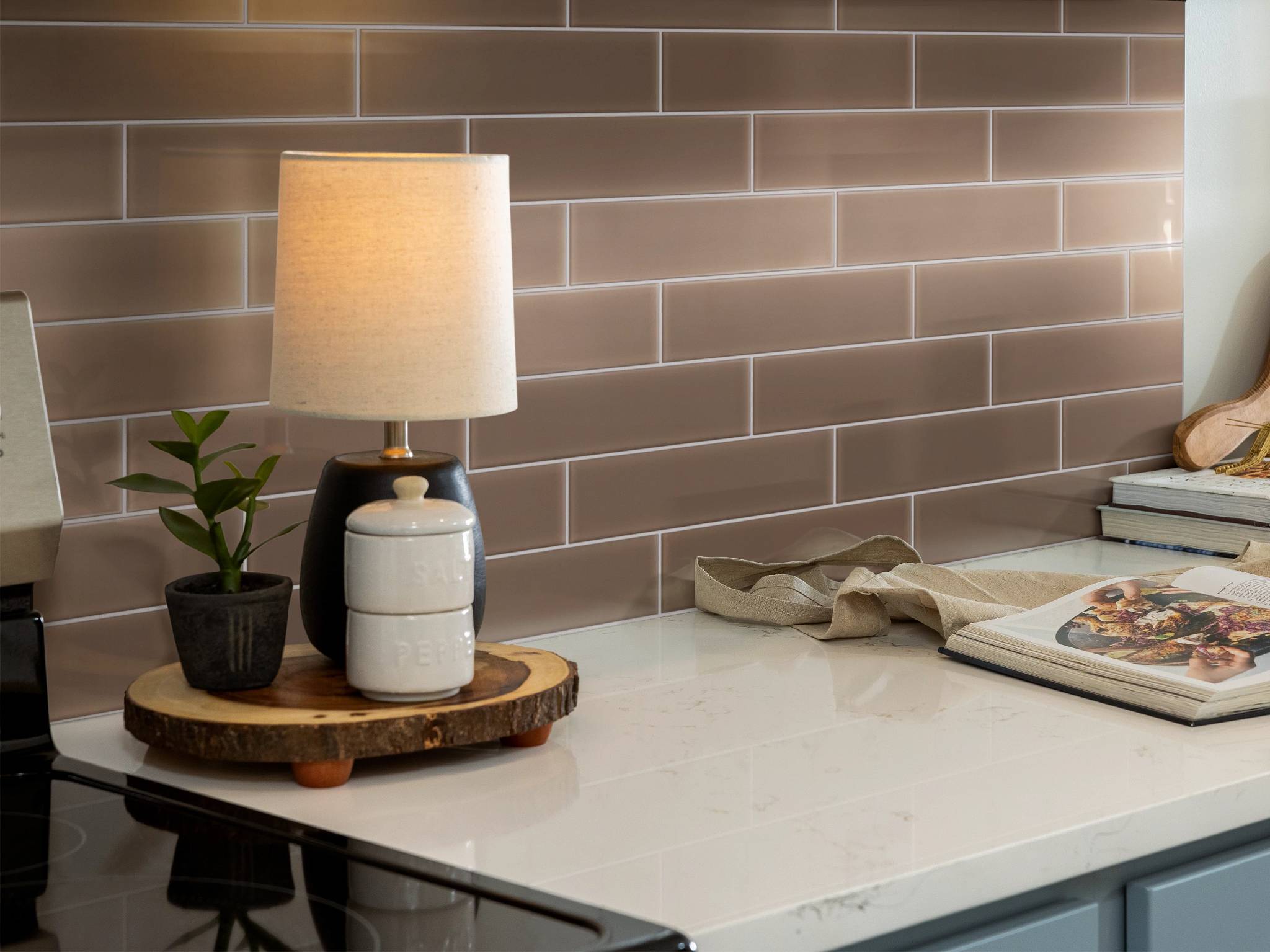 Style - Ascendant 2x8,  Color - BALANCED TAUPE - Room Scene