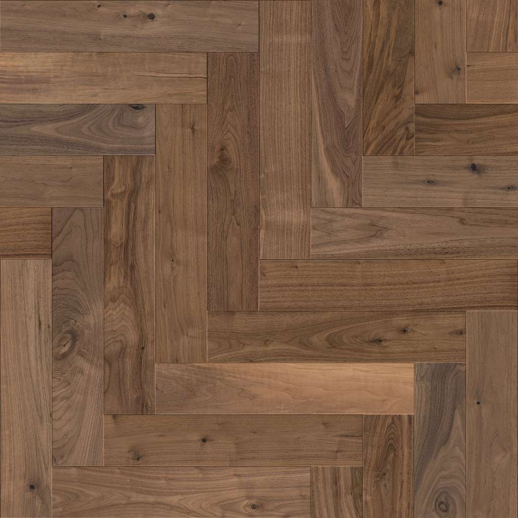 Revival Walnut Herringbone Engineered Hardwood - Era  Swatch Image 