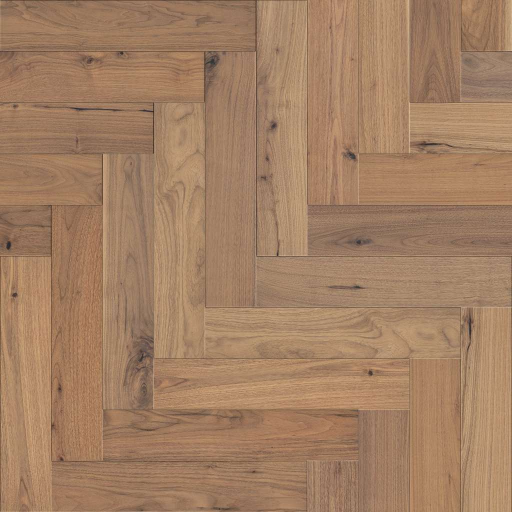 Revival Walnut Herringbone Engineered Hardwood - Sirocca  Swatch Image 