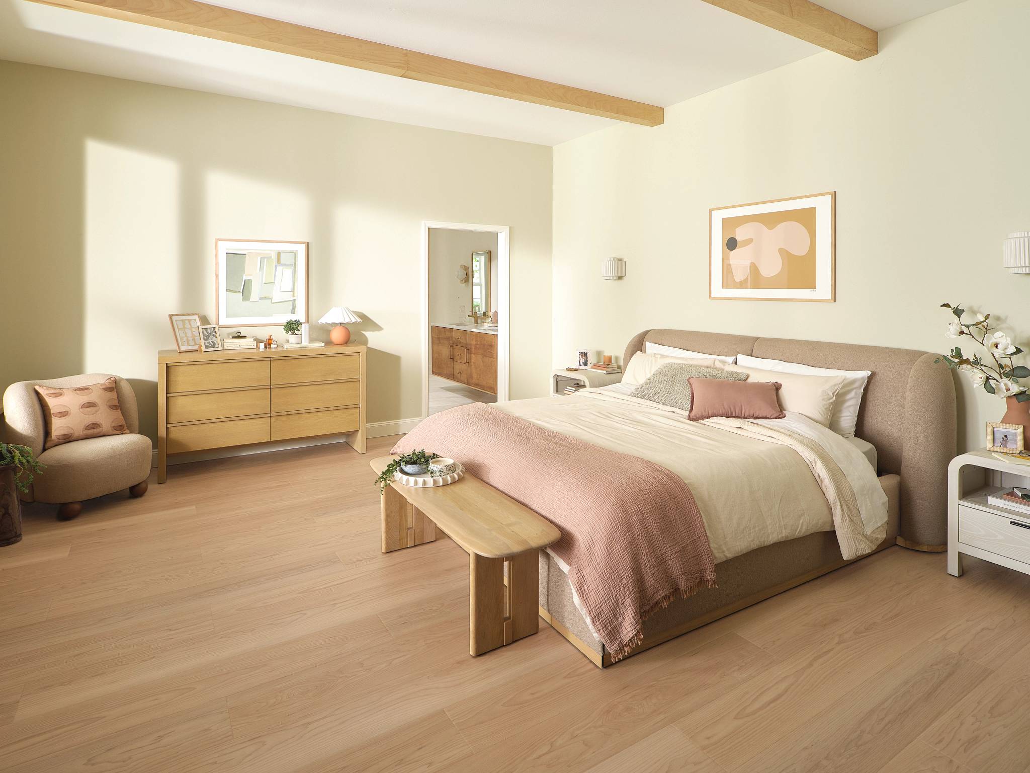 Style - Coastal Luxe,  Color - ESPRESSO MIST MAPLE - Room Scene