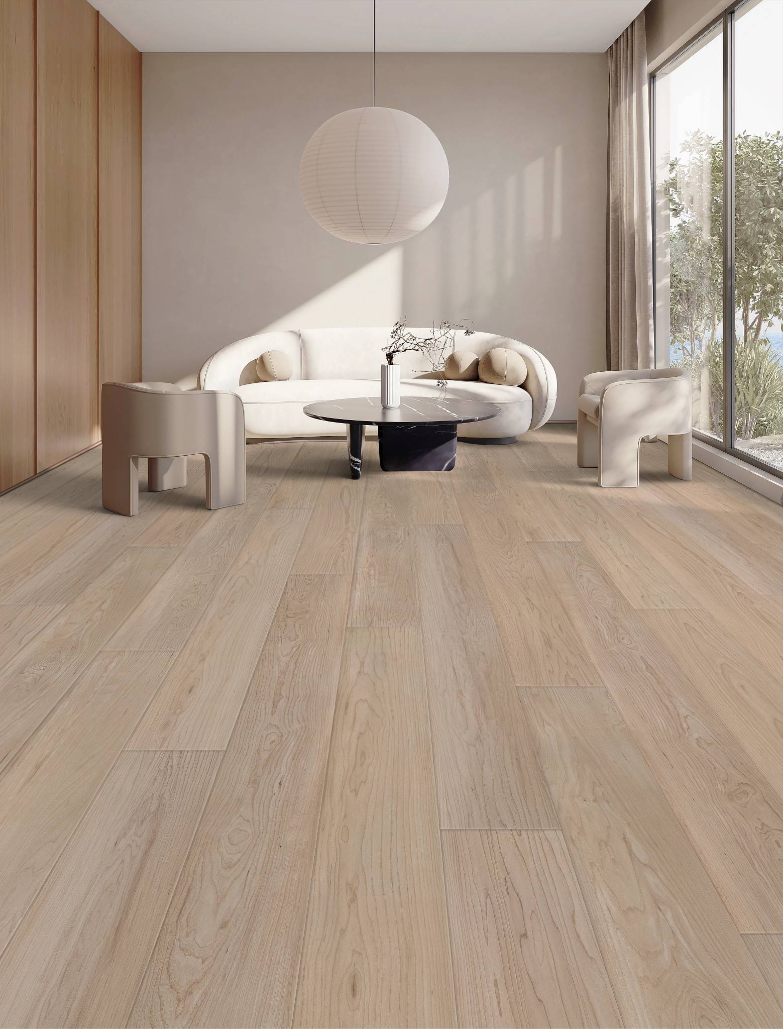 Style - Coastal Luxe,  Color - VANILLA GROVE MAPLE - Room Scene