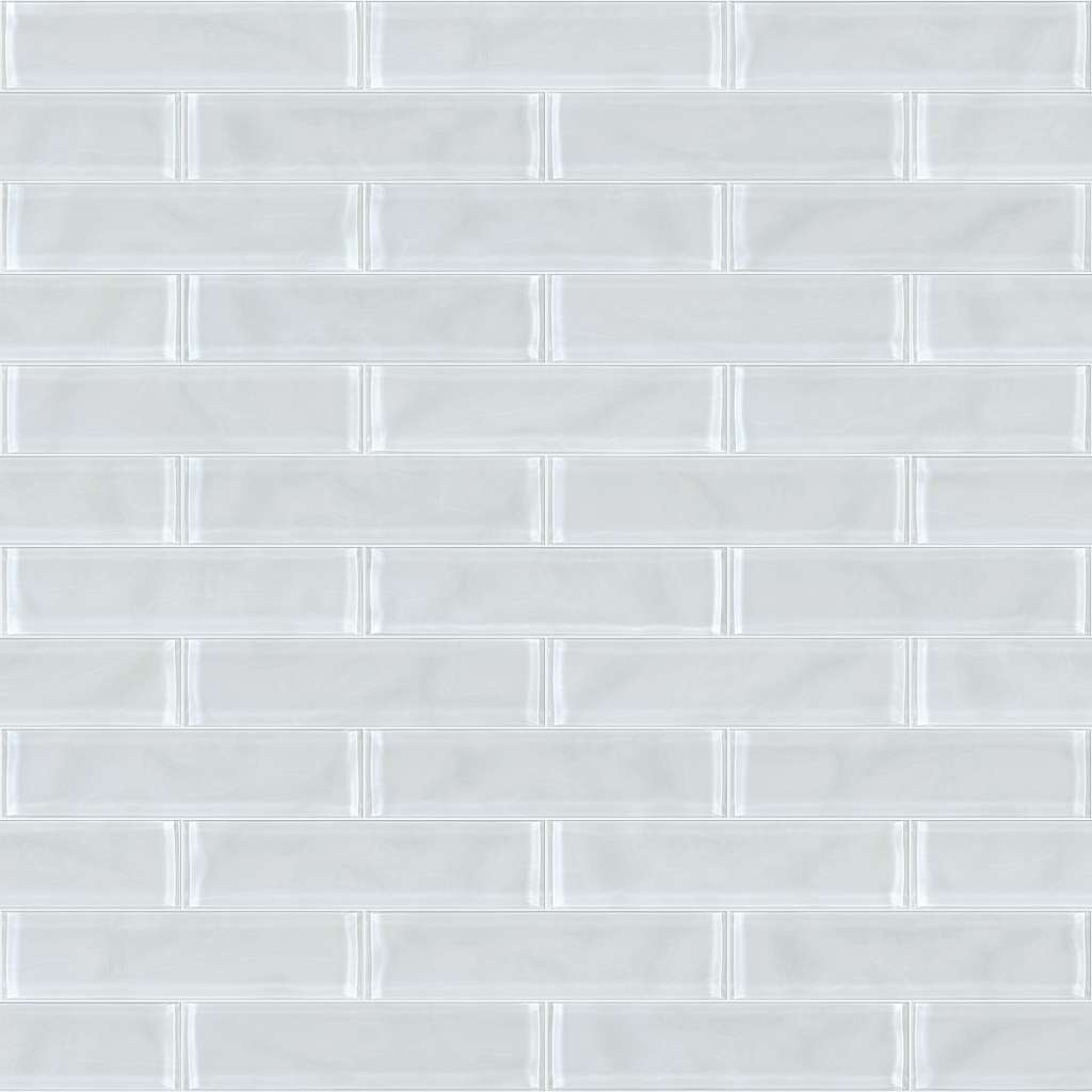 Cardinal 3x12 Artisan Glass Tile & Stone - Ice  Swatch Image 