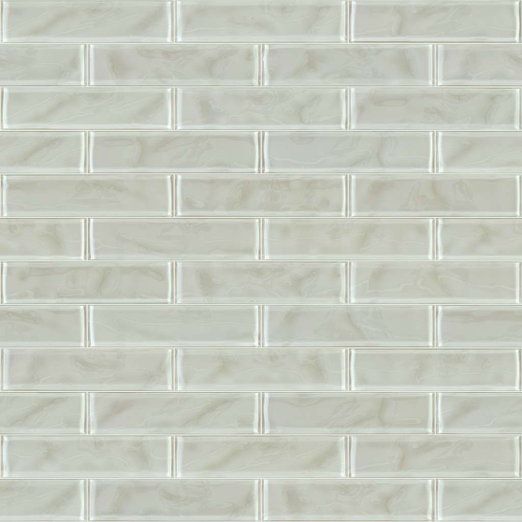 Cardinal 3x12 Artisan Glass Tile & Stone - Mist  Swatch Image 