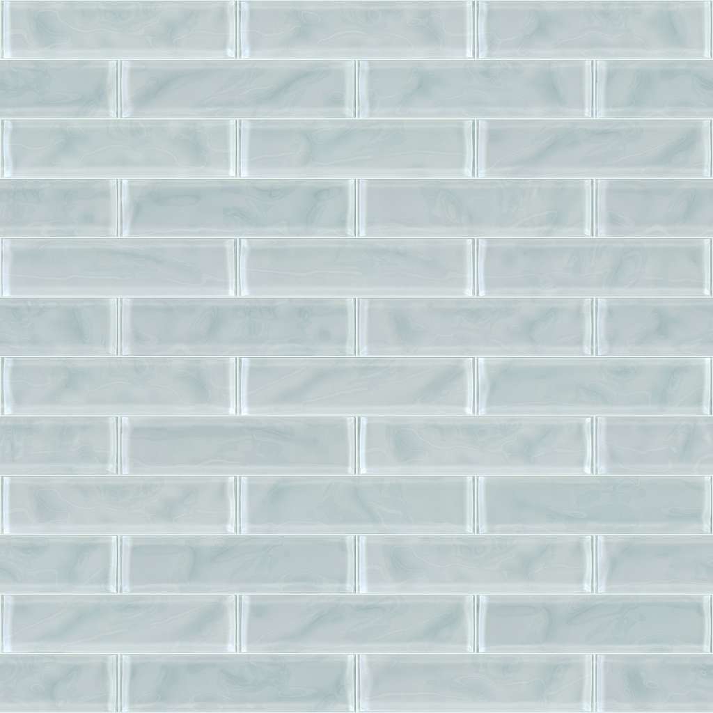 Cardinal 3x12 Artisan Glass Tile & Stone - Cloud  Swatch Image 