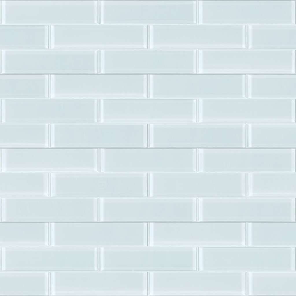 Cardinal 3x12 Glass Tile & Stone - Skylight  Swatch Image 