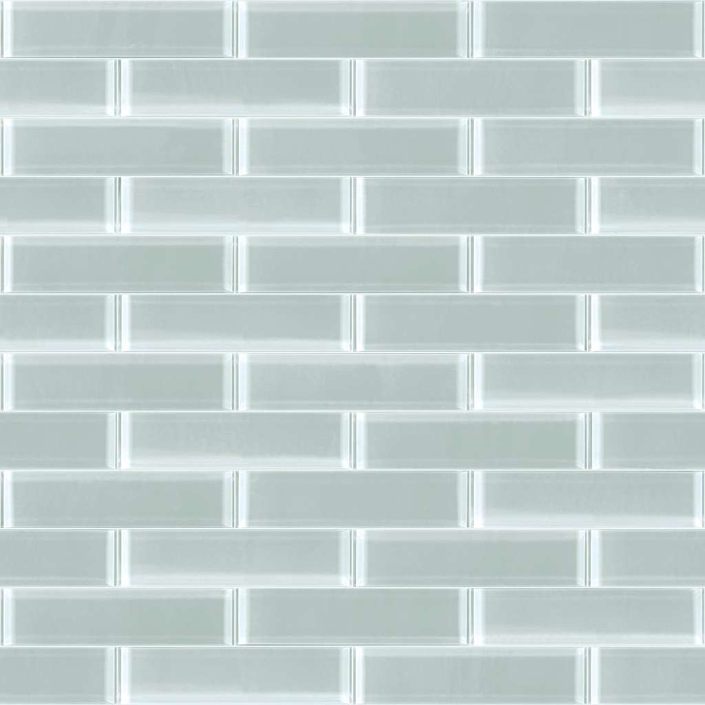 Cardinal 3x12 Glass Tile & Stone - Cloud  Swatch Image 